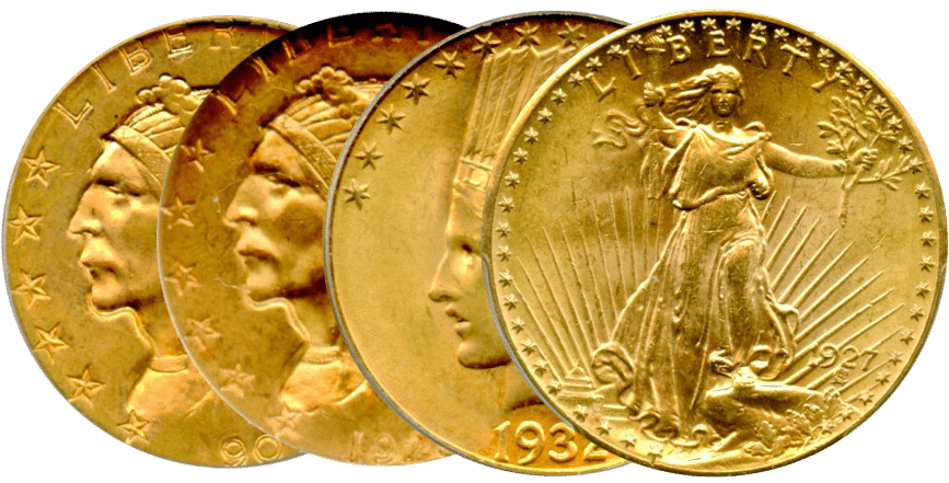 4 Piece Indian – St Gauden Set (MS63)