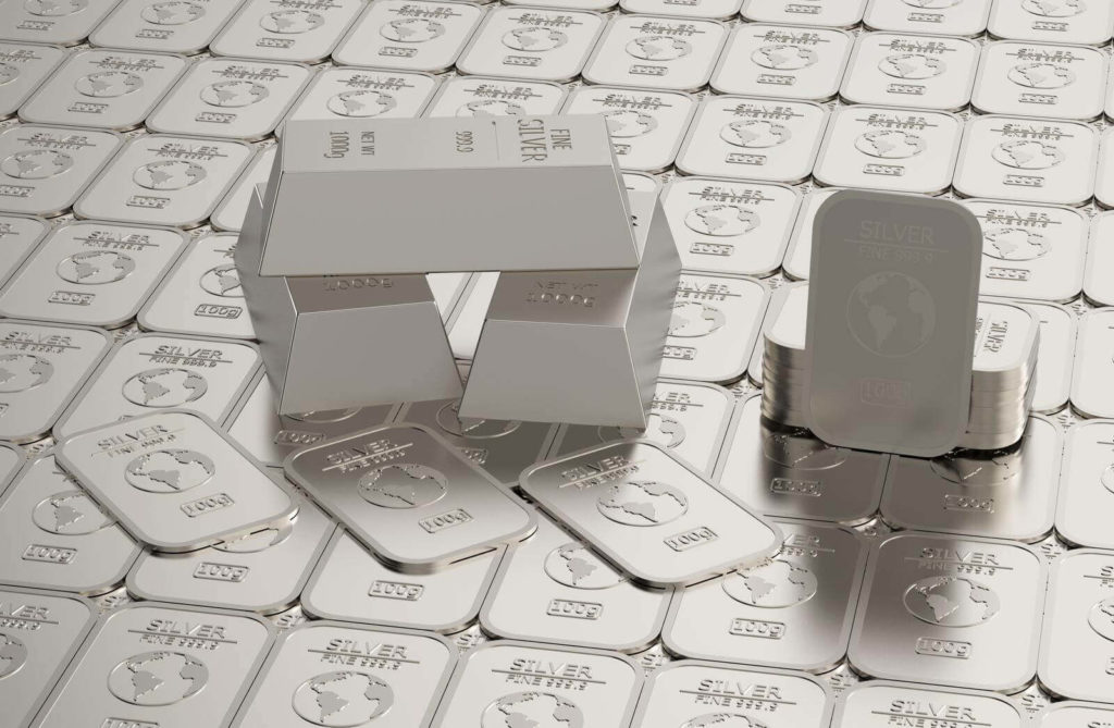 troy ounce of silver